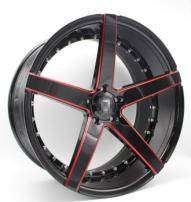 20x10.5 Inch Alloy Wheels 5 Holes Car Rim PCD 5x114.3, BD-A3036-011-HY6