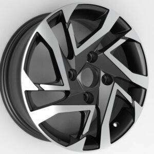 15x6.0 Inch Alloy Wheels 4 Holes Car Rim PCD 4x100, BD-A4126-011-TZ90