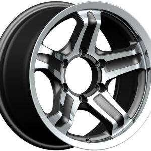 15x7.0 Inch Alloy Wheels 5 Holes Car Rim PCD 5x139.7, BD-A4236-040-QO7