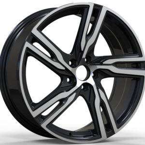 18x8.0 Inch Alloy Wheels 5 Holes Car Rim PCD 5x108, BD-B8393-01B-RA52