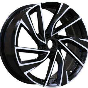 19x8.0 Inch Alloy Wheels 5 Holes Car Rim PCD 5x112, BD-B9391-01-BK73