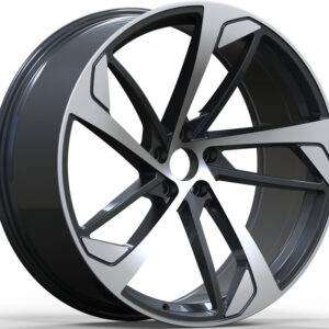 22x9.5 Inch Alloy Wheels 5 Holes Car Rim PCD 5x112, BD-BB379-01-GO74