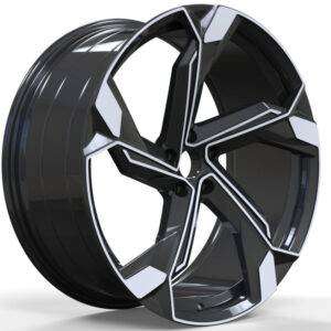 20x9.0 Inch Alloy Wheels 5 Holes Car Rim PCD 5x112, BD-FA763-01B-KV74