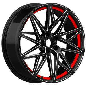 20x8.5 Inch Alloy Wheels 5 Holes Car Rim PCD 5x120, DL-2370205-A-PZ98