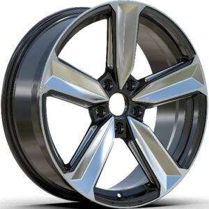 18x8.0 Inch Alloy Wheels 5 Holes Car Rim PCD 5x114.3, DL-2408112-NR1