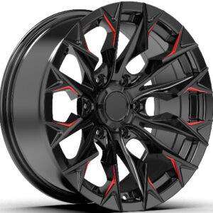 17x9.0 Inch Alloy Wheels 6 Holes Car Rim PCD 6x139.7, DL-2435603-VH41