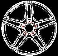 18x9.0 Inch Alloy Wheels 5 Holes Car Rim PCD 5x112, HBH-1046189039202-RR15