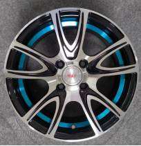 14x5.5 Inch Alloy Wheels 4 Holes Car Rim PCD 4x100, HBH-1061145509710-OC25