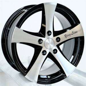 15x6.5 Inch Alloy Wheels 4 Holes Car Rim PCD 4x100, HBH-5015156509202-AF74
