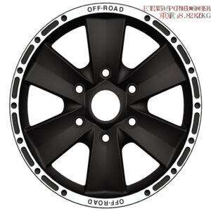 16x7.0 Inch Alloy Wheels 6 Holes Car Rim PCD 6x139.7, HBH-6001167066302-LP28