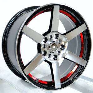 15x7.0 Inch Alloy Wheels 8 Holes Car Rim PCD 8x100/114.3, HBH-6051157074711-GC37