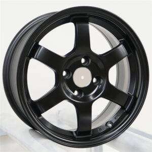 15x7.0 Inch Alloy Wheels 4 Holes Car Rim PCD 4x100, HBH-6055157009109-LQ43