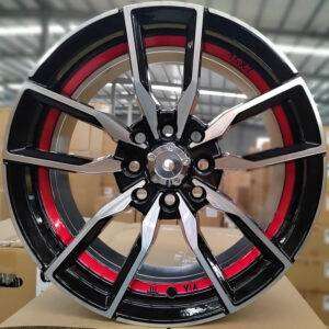 15x7.0 Inch Alloy Wheels 8 Holes Car Rim PCD 8x100/114.3, HBH-9019157074710-ET34