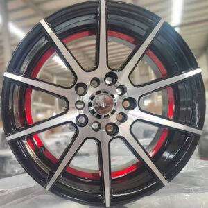 15x7.0 Inch Alloy Wheels 10 Holes Car Rim PCD 10x100/114.3, HBH-V108157085710-AB27