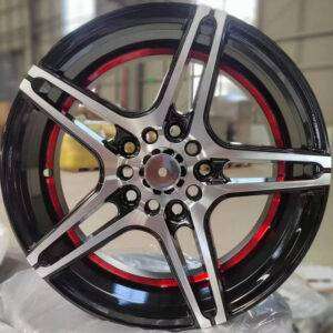 15x7.0 Inch Alloy Wheels 8 Holes Car Rim PCD 8x100/114.3, HBH-V182157074711-SG63