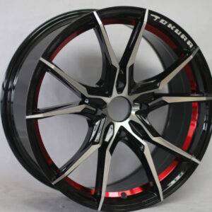 17x7.5 Inch Alloy Wheels 4 Holes Car Rim PCD 4x100, HF-H154177532-NA89