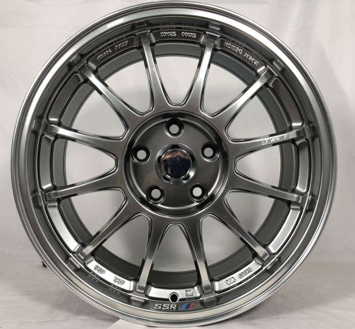 17x7.5 Inch Alloy Wheels 4 Holes Car Rim PCD 4x114.3, HF-H188177515-JL63