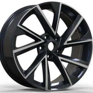 18x8.0 Inch Alloy Wheels 5 Holes Car Rim PCD 5x112, HF-H229188006-ZB77