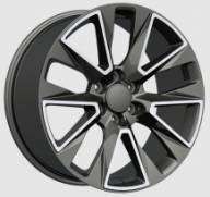 22x9.0 Inch Alloy Wheels 6 Holes Car Rim PCD 6x139.7, HF-H5103229015-ZG34