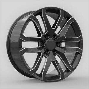 24x10.0 Inch Alloy Wheels 6 Holes Car Rim PCD 6x139.7, HF-H663241031-VQ1