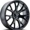 22x10.0 Inch Alloy Wheels 5 Holes Car Rim PCD 5x115, HF-H708221001-NS33