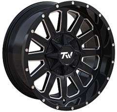 20x9.0 Inch Alloy Wheels 12 Holes Car Rim PCD 12x135/139.7, HL-C596-22-BL50