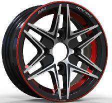 12x5.0 Inch Alloy Wheels 8 Holes Car Rim PCD 8x100/114.3, HL-C646-05-ZB59