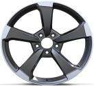 18x8 Inch Alloy Wheels 5 Holes Car Rim PCD 5x112, HMQ-4096-BK86