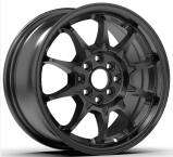 14x5.5 Inch Alloy Wheels 8 Holes Car Rim PCD 8x100/114.3, HMQ-4250-BK71