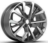 18x7.5 Inch Alloy Wheels 5 Holes Car Rim PCD 5x114.3, HMQ-4266-AD9