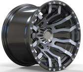 15x8 Inch Alloy Wheels 5 Holes Car Rim PCD 5x114.3, HMQ-4268-FG84