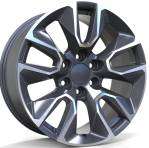 20x9 Inch Alloy Wheels 6 Holes Car Rim PCD 6x139.7, HMQ-4275-PZ2