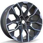 22x9.5 Inch Alloy Wheels 5 Holes Car Rim PCD 5x120, HMQ-4336-DD62