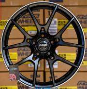 15x6.5 Inch Alloy Wheels 4 Holes Car Rim PCD 4x114.3, HMQ-510-RB74