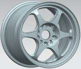 15x7 Inch Alloy Wheels 4 Holes Car Rim PCD 4x100, HMQ-9118-SD3