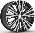 19x8 Inch Alloy Wheels 5 Holes Car Rim PCD 5x114.3, HMQ-H658-SR37