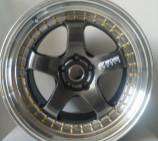 18x10.5 Inch Alloy Wheels 5 Holes Car Rim PCD 5x114.3, HMQ-JS1091-GU34