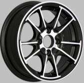 13x5.5 Inch Alloy Wheels 4 Holes Car Rim PCD 4x114.3, LL-014135547M-ZG39