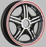 12x4.5 Inch Alloy Wheels 8 Holes Car Rim PCD 8x100/114.3, LL-060124568M-BV60