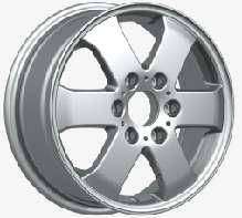 16x6.5 Inch Alloy Wheels 6 Holes Car Rim PCD 6x130, LL-1035166516S-UT12