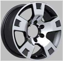 17x8.0 Inch Alloy Wheels 6 Holes Car Rim PCD 6x139.7, LL-108178012M-MB60
