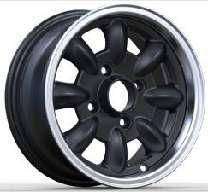 12x5.0 Inch Alloy Wheels 4 Holes Car Rim PCD 4x101.6, LL-1124125003S-PZ98