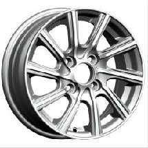 14x4.5 Inch Alloy Wheels 4 Holes Car Rim PCD 4x100, LL-1149144510S-LN20