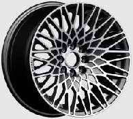 16x7.5 Inch Alloy Wheels 4 Holes Car Rim PCD 4x98, LL-1256167509M-YS95