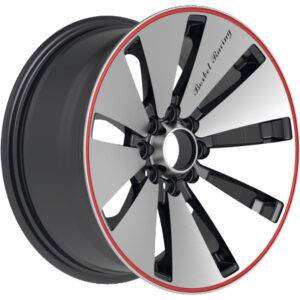 16x7.5 Inch Alloy Wheels 8 Holes Car Rim PCD 8x100/114.3, LL-1258167529M-PS22