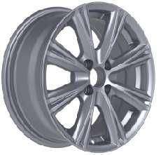 15x6.5 Inch Alloy Wheels 4 Holes Car Rim PCD 4x98, LL-1279156507S-OU72