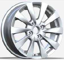 15x6.0 Inch Alloy Wheels 4 Holes Car Rim PCD 4x100, LL-1283156002S-KV95
