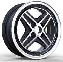 13x5.0 Inch Alloy Wheels 4 Holes Car Rim PCD 4x98, LL-1359135016S-AW79