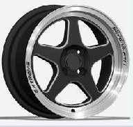 15x7.0 Inch Alloy Wheels 4 Holes Car Rim PCD 4x100, LL-1405157033U-HQ6