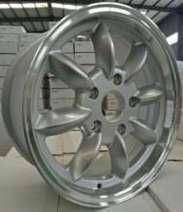15x6.0 Inch Alloy Wheels 4 Holes Car Rim PCD 4x130, LL-1416156009U-WB24